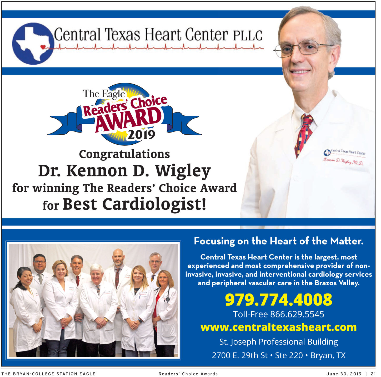 The Eagle Readers' Choice Award 2019